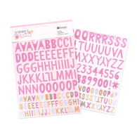 Rosie's Studio - Born To Bloom Collection - Puffy Alphabet (2sheets)