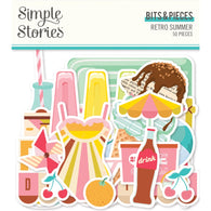 Simple Stories - Retro Summer Collection - Bits & Pieces