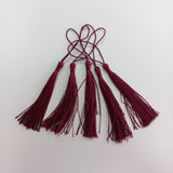 Bookmark Tassels - Maroon 130mm (5pcs)