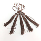 Bookmark Tassels - Brown 130mm (5pcs)