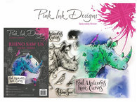 Pink Ink Designs - A5 Stamp - Rhino Saw Us