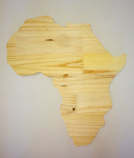 Wooden Product - Wall Hanging - Africa (59X53cm)
