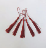 Bookmark Tassels - Rust 130mm (5pcs)