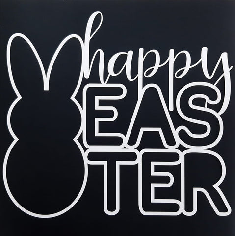 Happy Easter Bunny (Technique Cardstock) - Cut Out