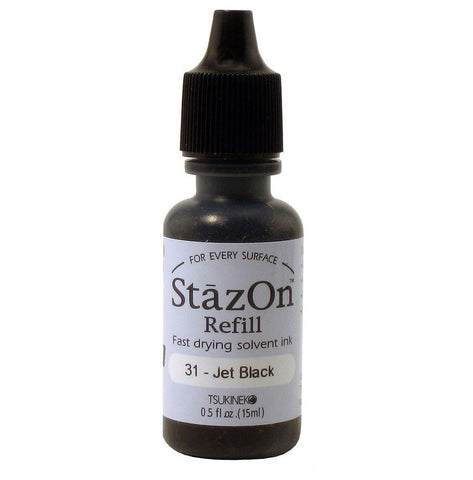 Stazon Refill - Jet Black 15ml