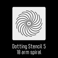 6"x6" Dotting Stencil 5