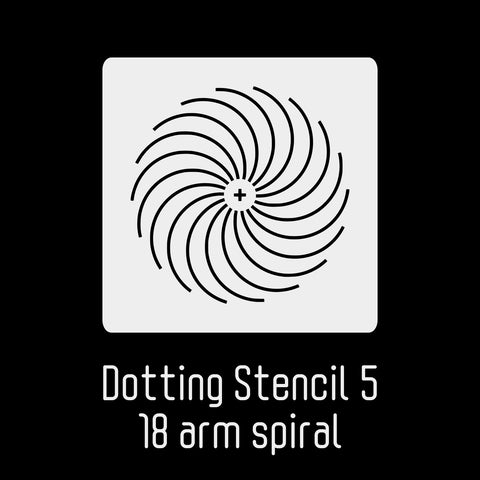 6"x6" Dotting Stencil 5