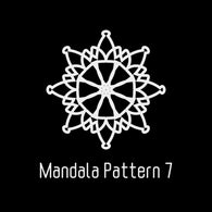 4"x4" Mandala Mask 7
