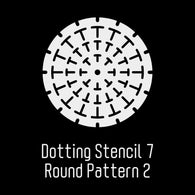 4"x4" Dotting Stencil 7