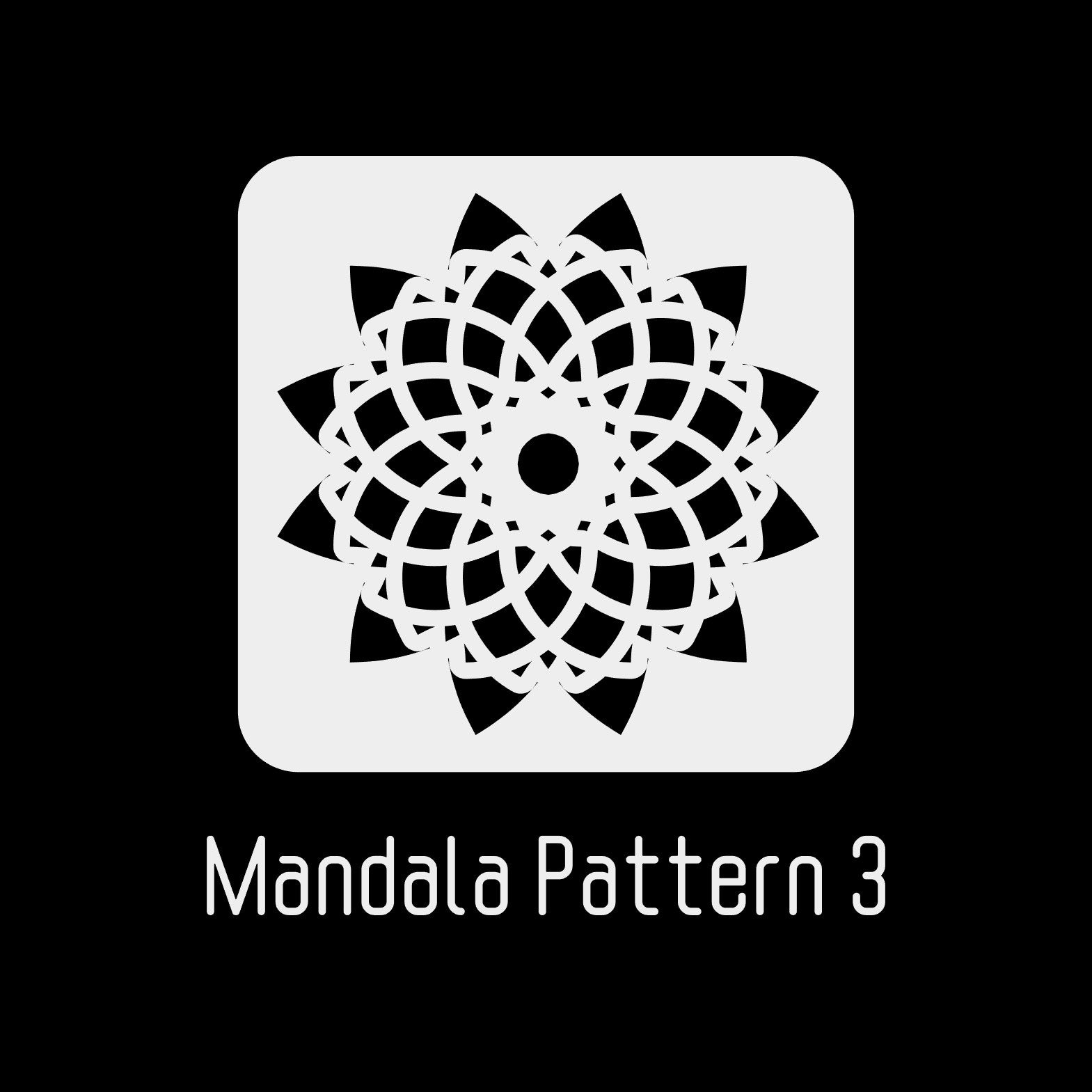 Mandala 4 Stencil - Crafty Arts