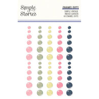 Simple Stories - SV Indigo Garden Collection - Enamel Dots