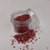 Glitter Glass - Red 30g