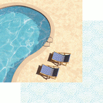 Kaisercraft - Summer Splash - Double Sided Paper - Poolside