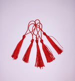 Bookmark Tassels - Tomato Red 130mm (5pcs)