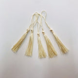 Bookmark Tassels - Vanilla 130mm (5pcs)